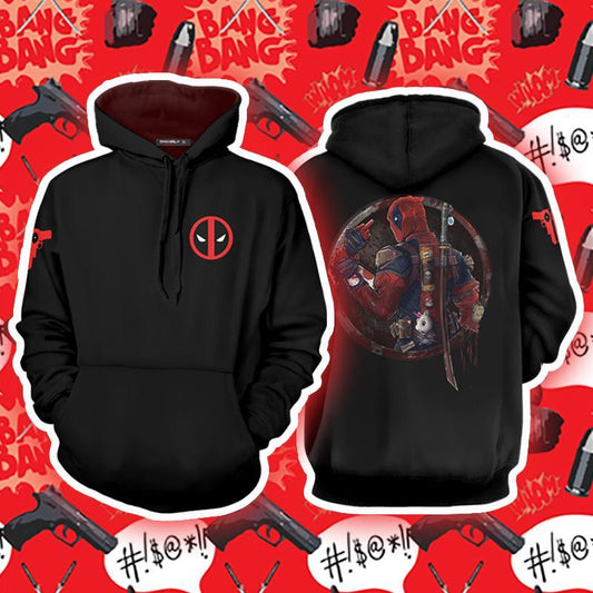 Deadpool 3D Hoodie S