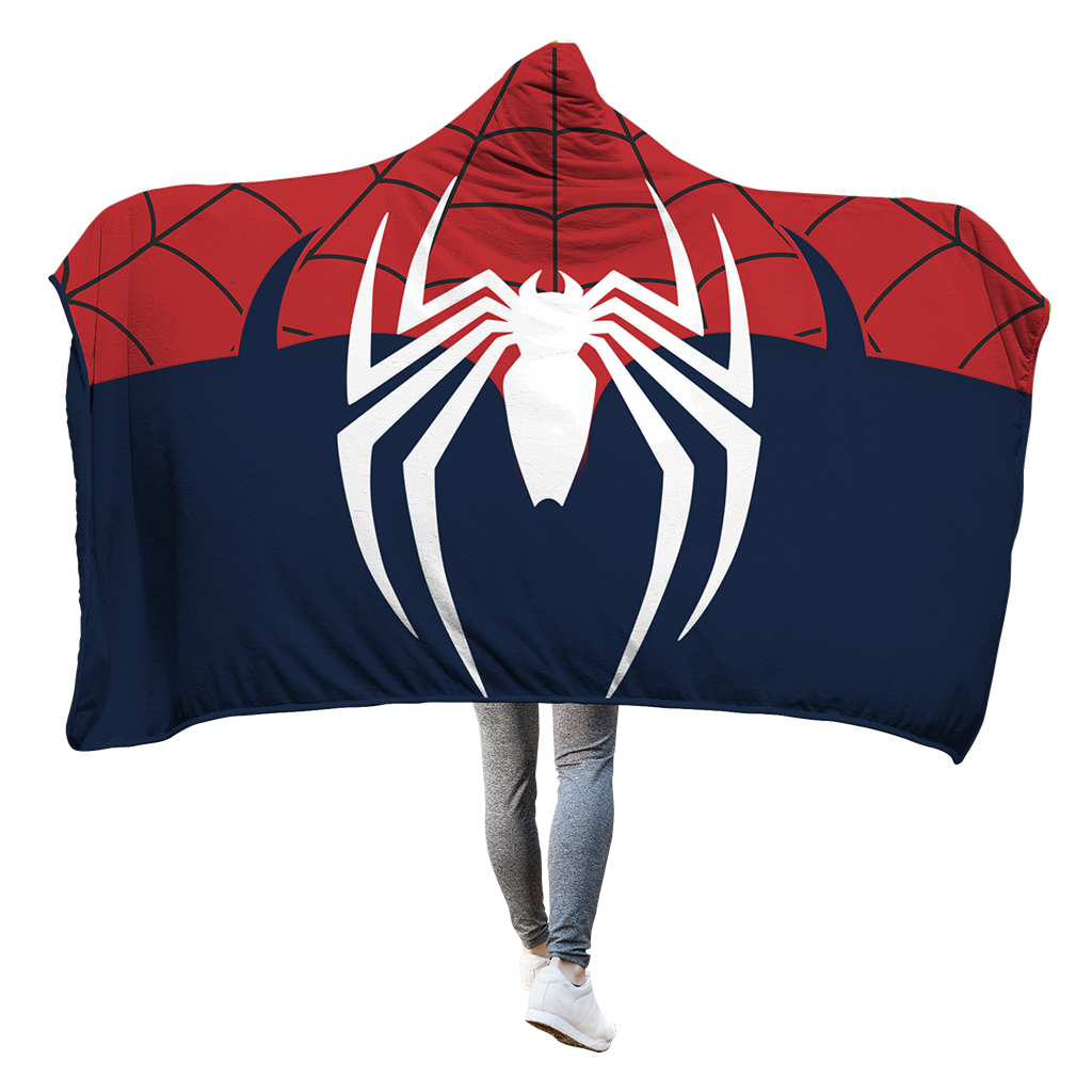 Spider-man 3D Hooded Blanket Adult 80"x60" Spider-Man Advanced