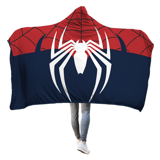 Spider-man 3D Hooded Blanket Adult 80"x60" Spider-Man Advanced