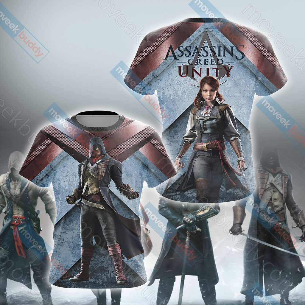 Assassin's Creed Unity New Collection Unisex 3D T-shirt S