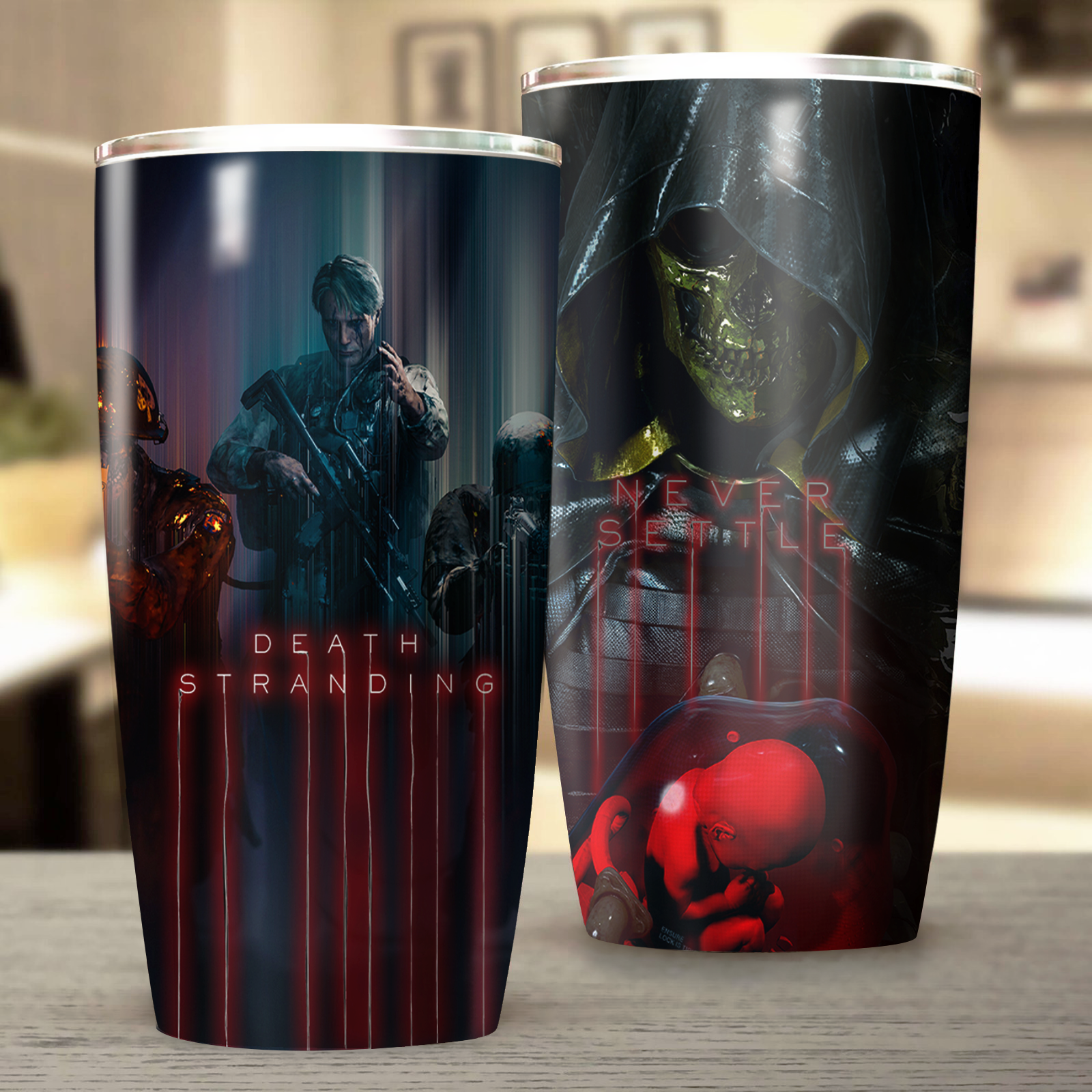 Death Stranding Video Game Insulated Stainless Steel Tumbler 20oz / 30oz 20oz