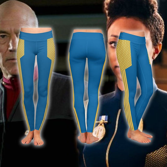 Star Trek: Discovery Uniforms Cosplay 3D Leggings S