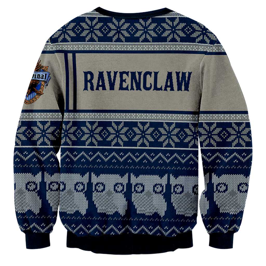 Ravenclaw Harry Potter Ugly Christmas 3D Sweater
