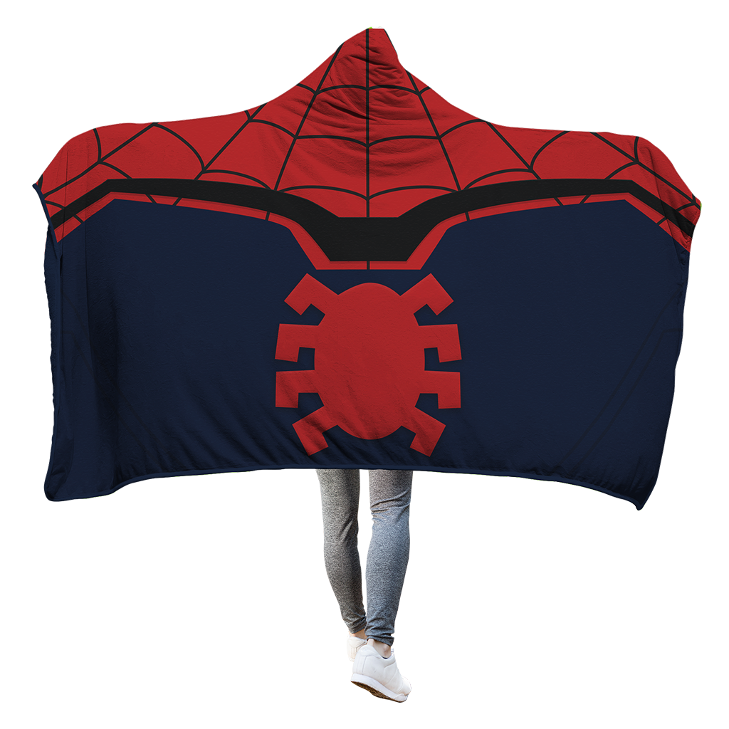 Spider-man 3D Hooded Blanket Adult 80"x60" Spider-Man Homecoming