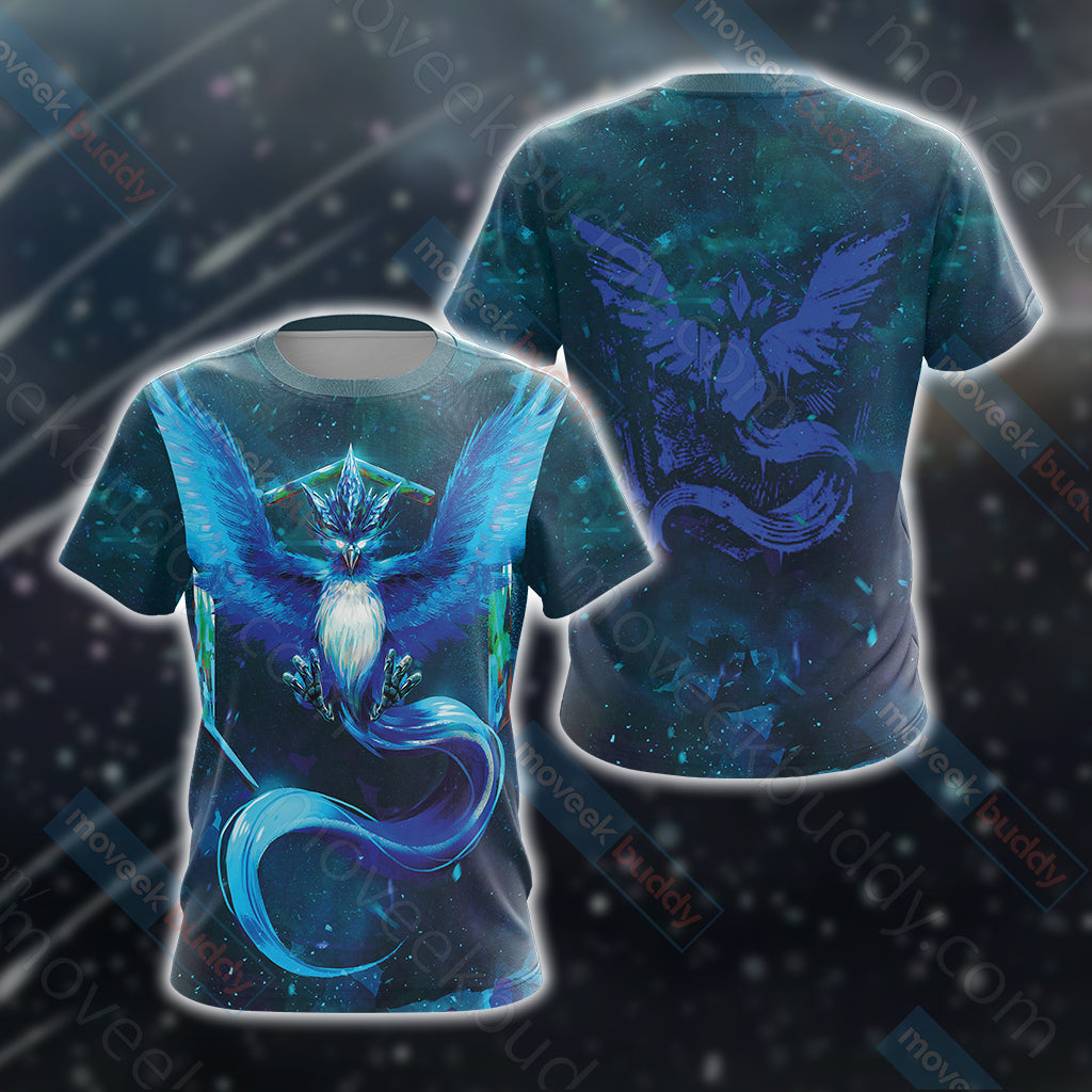 Pokemon Go - Team Mystic New Unisex 3D T-shirt S