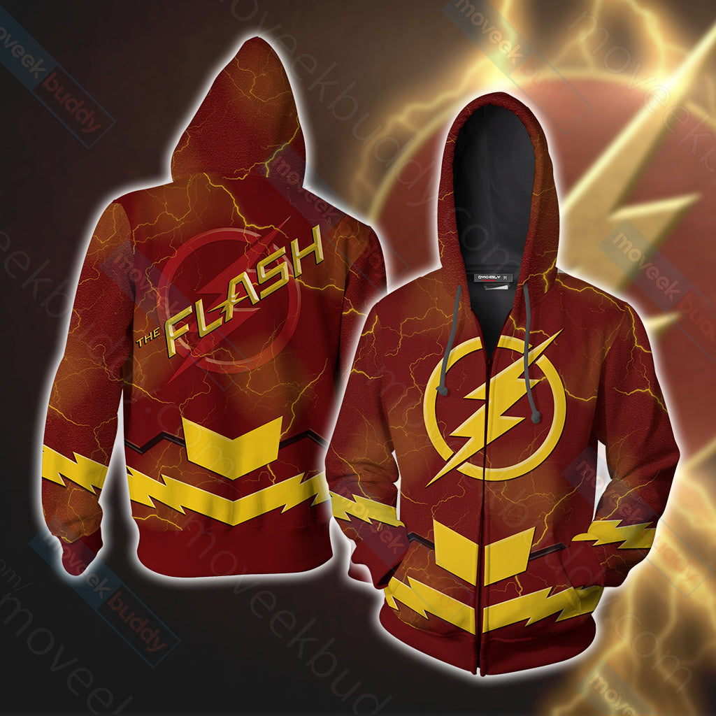 The Flash Unisex 3D T-shirt Zip Hoodie XS