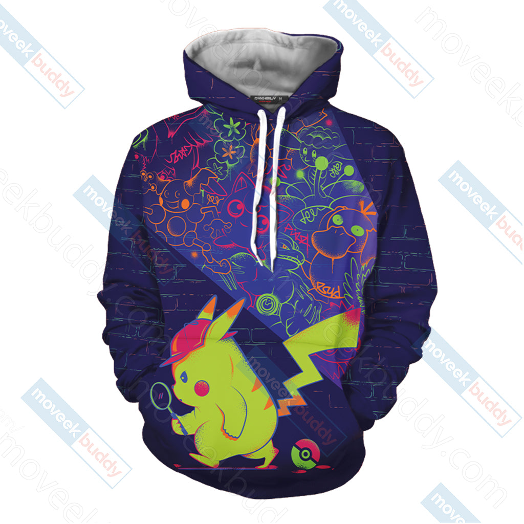 Detective Pikachu Unisex 3D Hoodie
