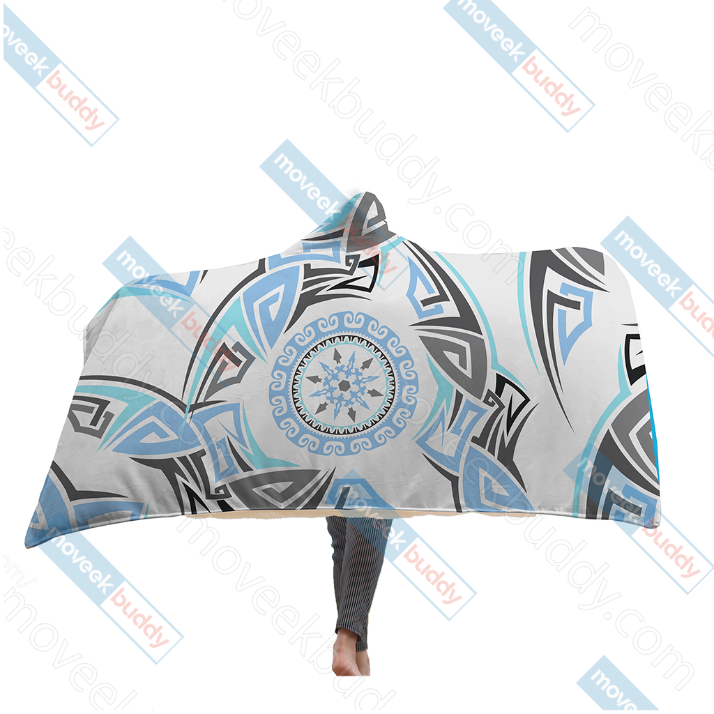 RWBY Weiss Schnee Symbol Hooded Blanket Adult 80"x60"