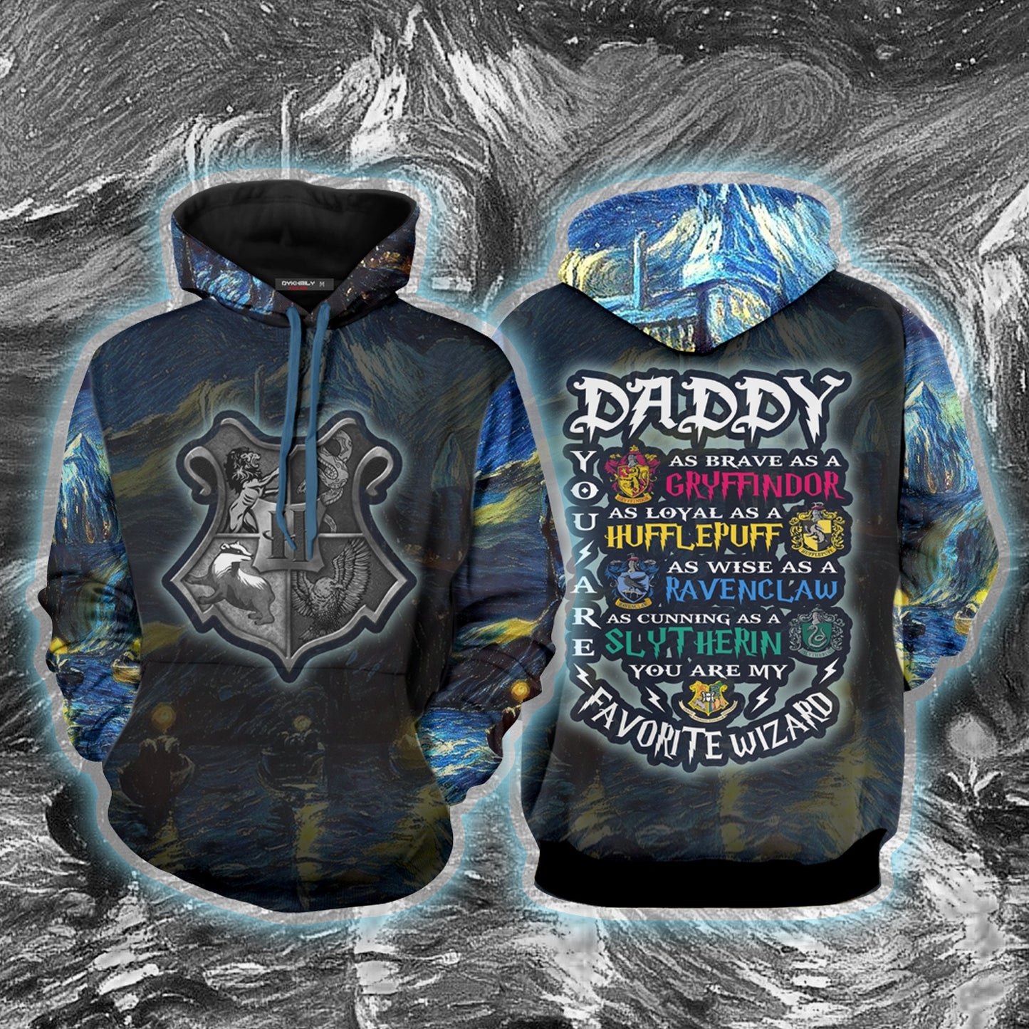 Daddy - You Are My Favorite Wizard Harry Potter Unisex 3D T-shirt Hoodie S