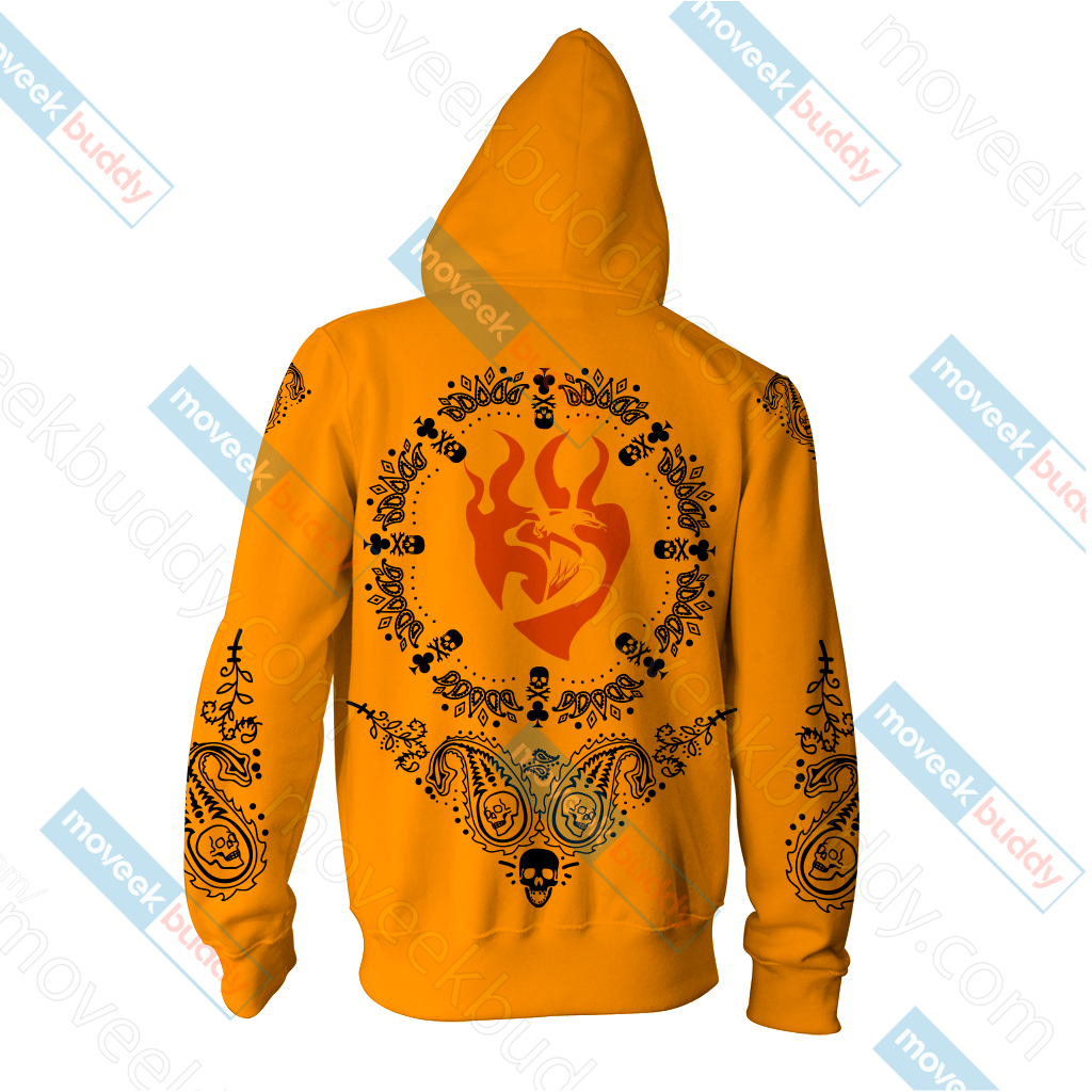 RWBY House Xiao Long By Sword And Sun Zip Up Hoodie