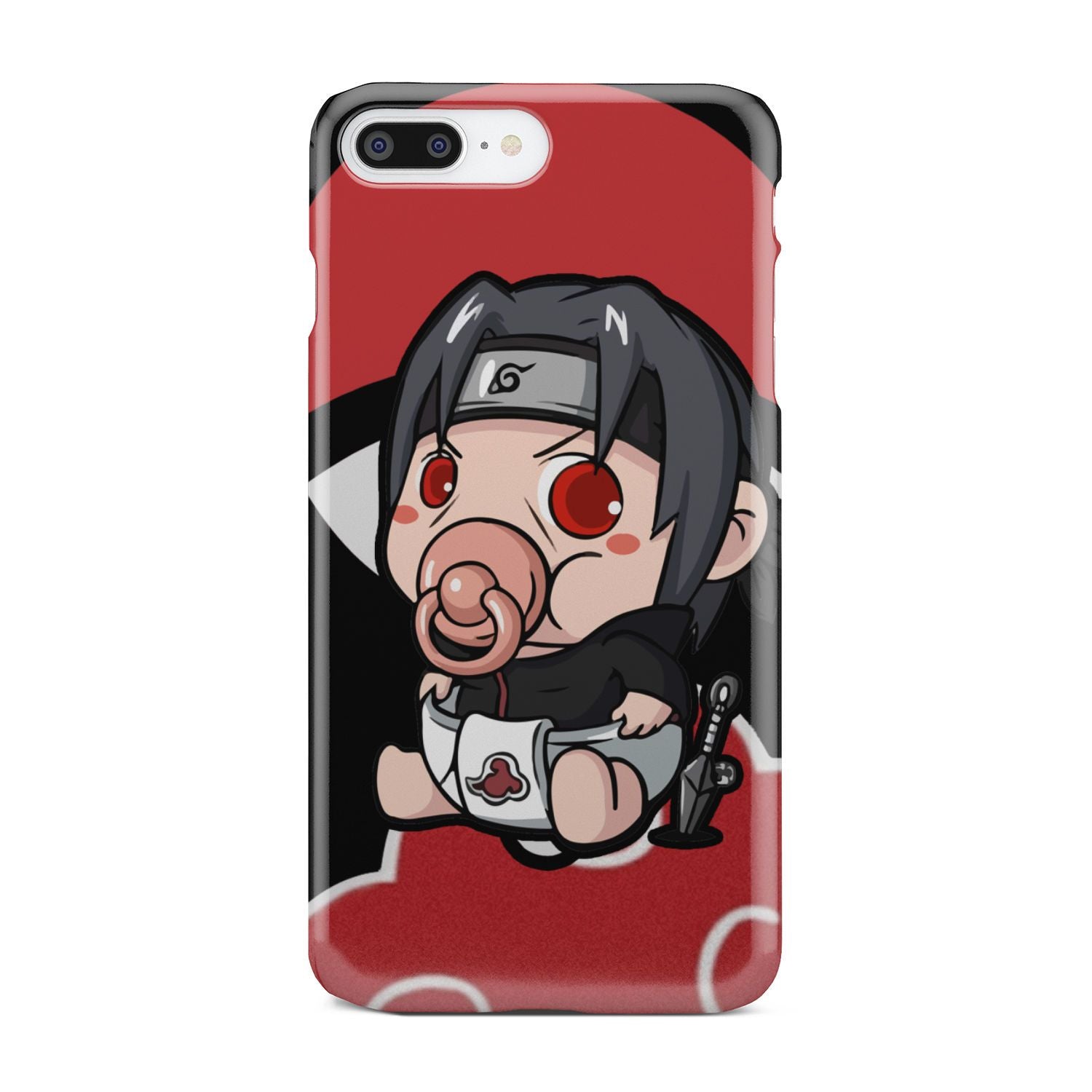 Baby Naruto, Kakashi, Itachi Phone Case iPhone 8 Plus