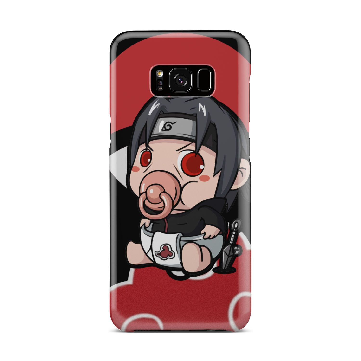 Baby Naruto, Kakashi, Itachi Phone Case Samsung Galaxy S8 Plus