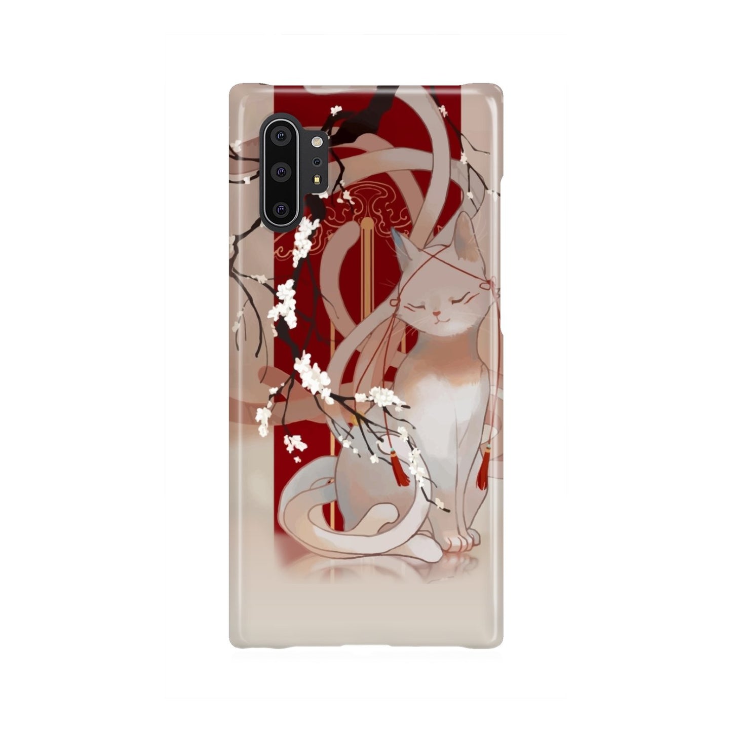 White Cat Phone Case Samsung Galaxy Note 10 Plus