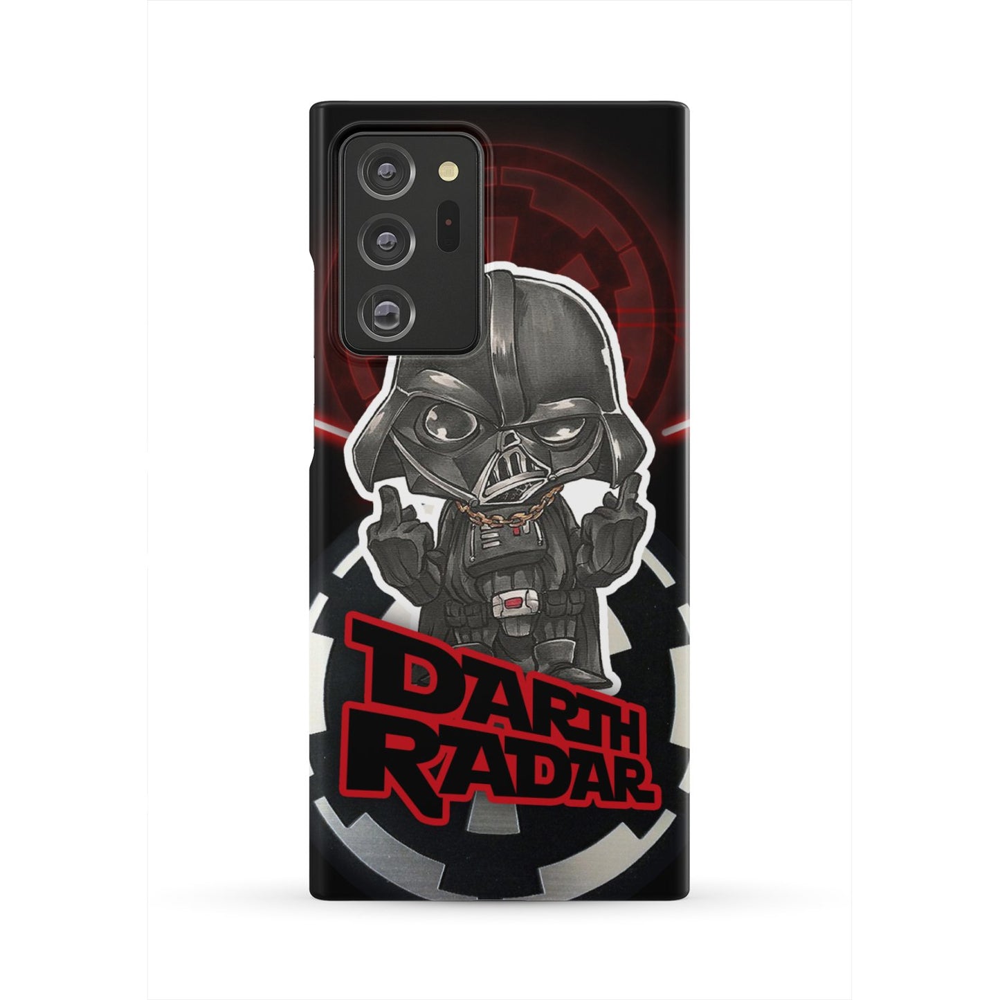 Star Wars Imperial Darth Vader Middle Finger's Up Phone Case Samsung Galaxy Note 20 Ultra