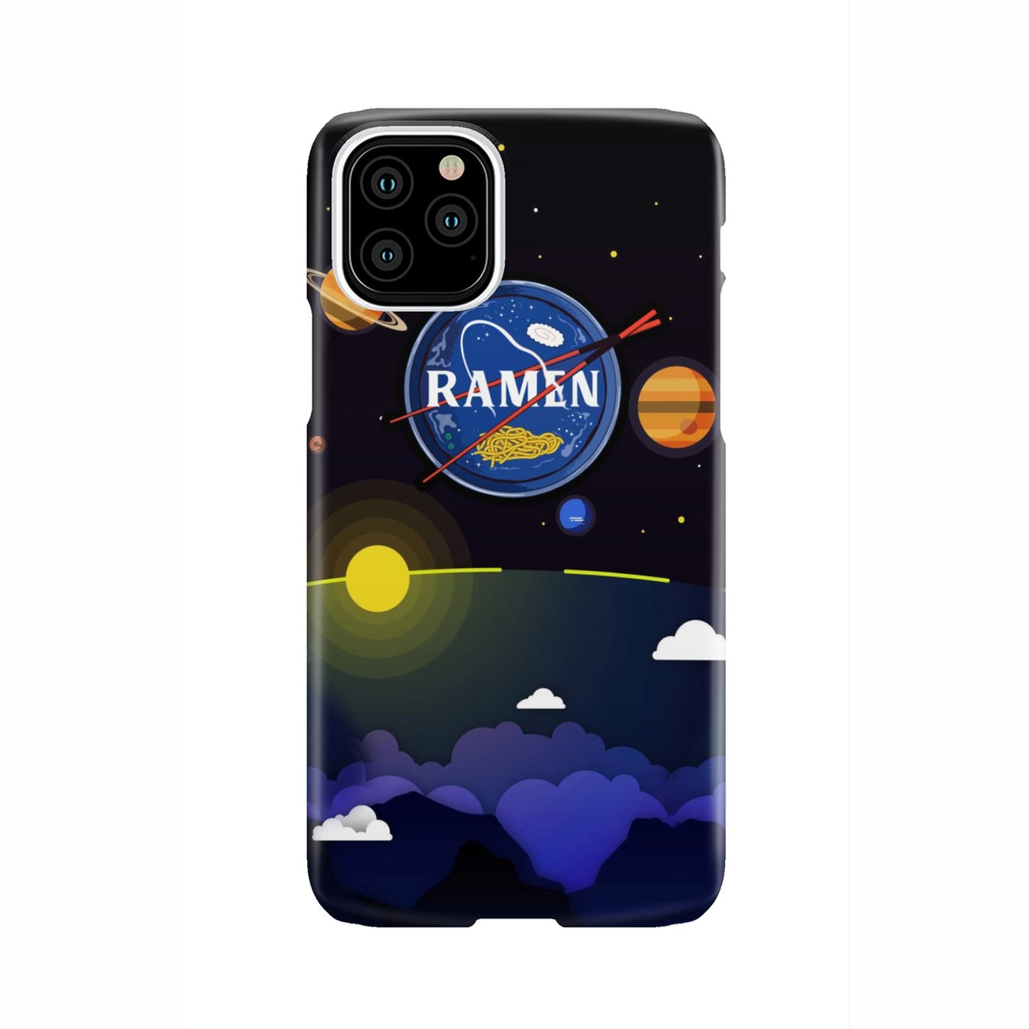 Ramen In Nasa Style Phone Case iPhone 11 Pro