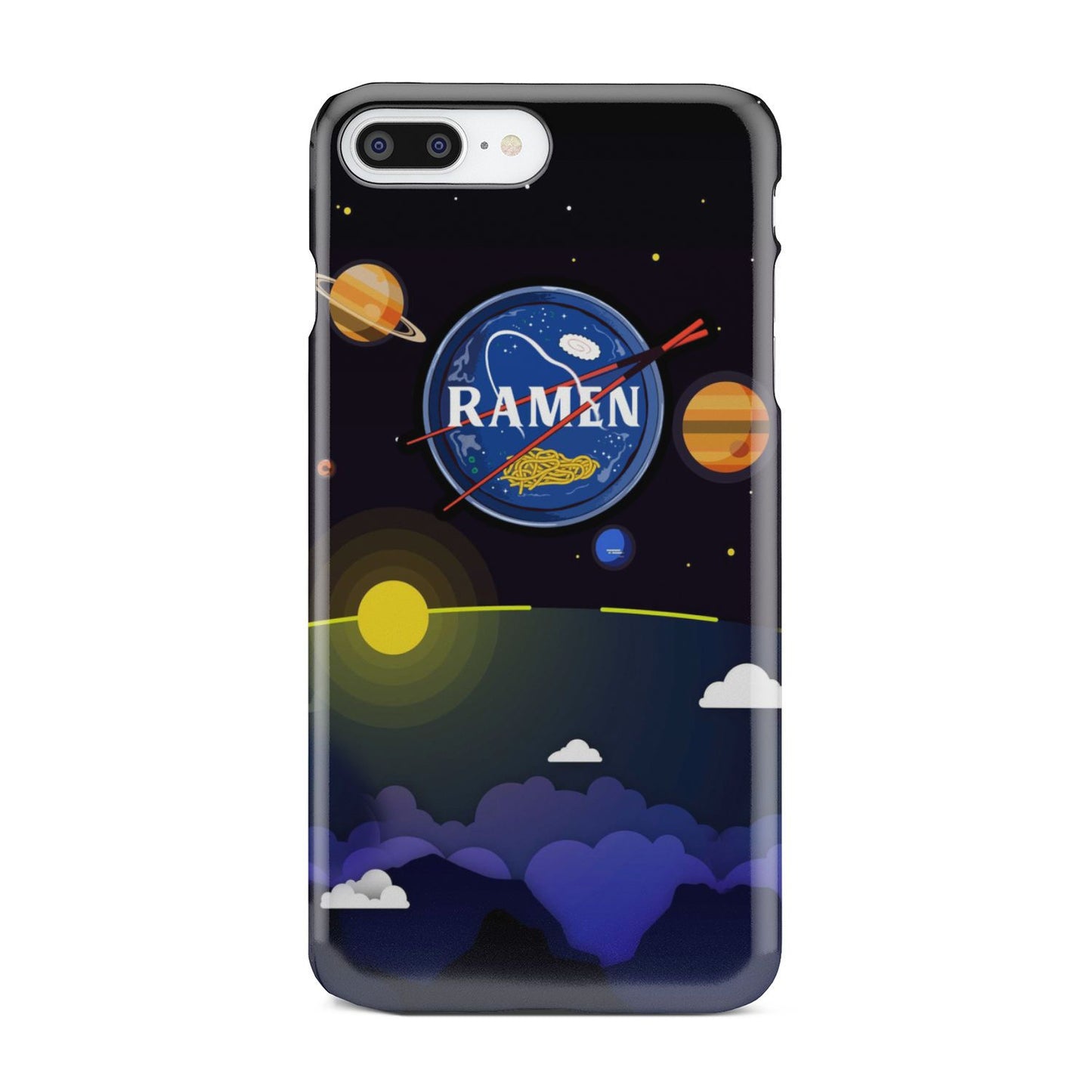 Ramen In Nasa Style Phone Case iPhone 8 Plus