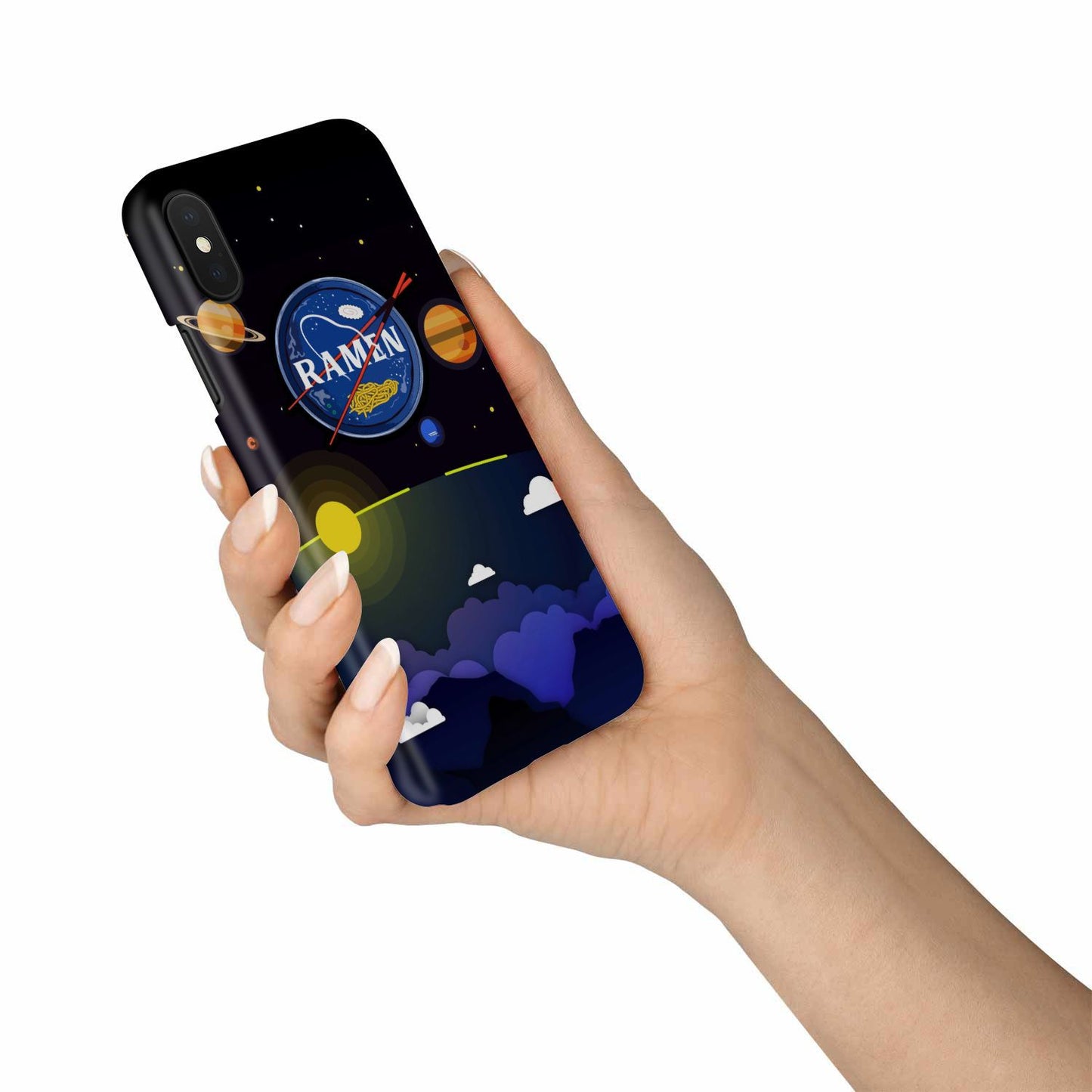 Ramen In Nasa Style Phone Case