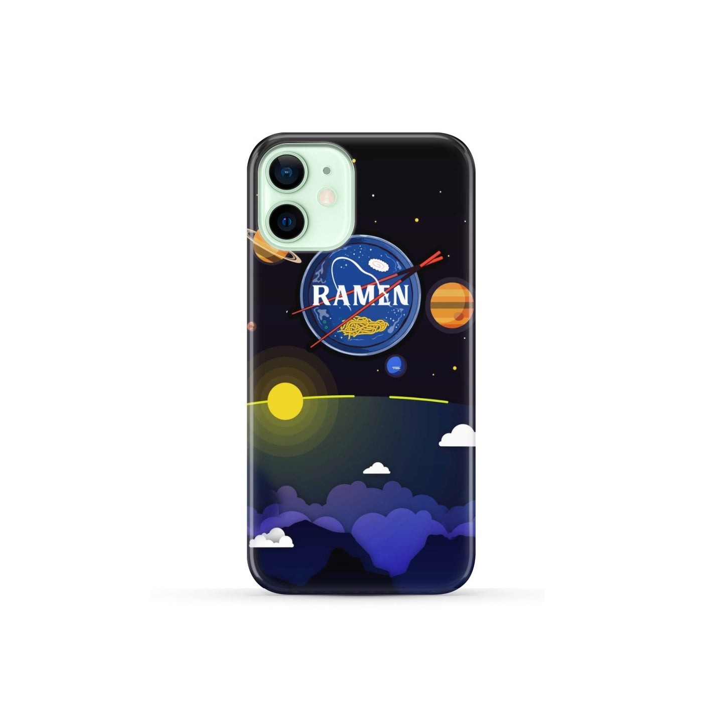 Ramen In Nasa Style Phone Case iPhone 12 Mini