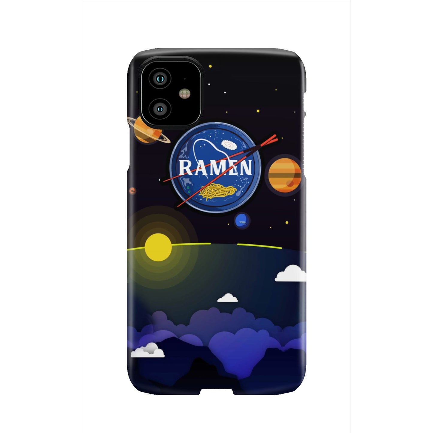 Ramen In Nasa Style Phone Case iPhone 11