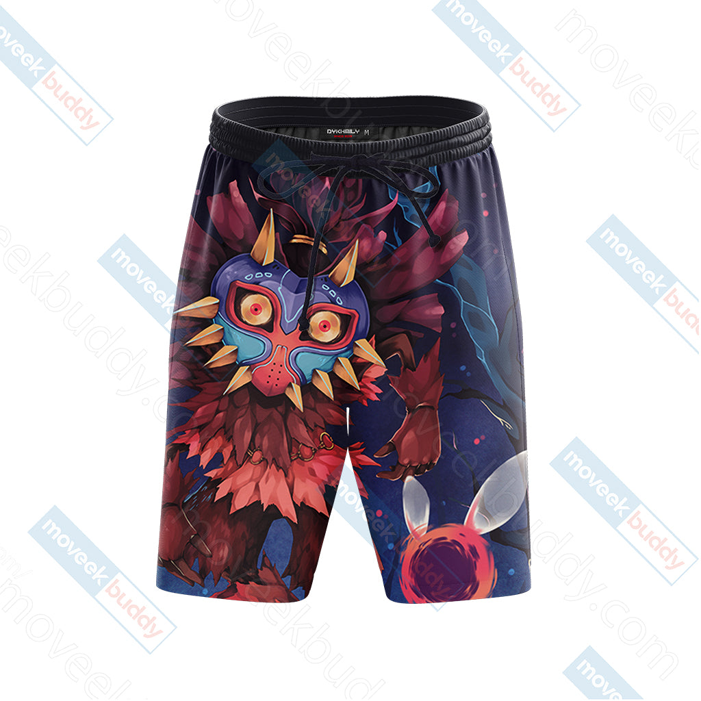 The Legend Of Zelda Skull Kid 3D Beach Shorts