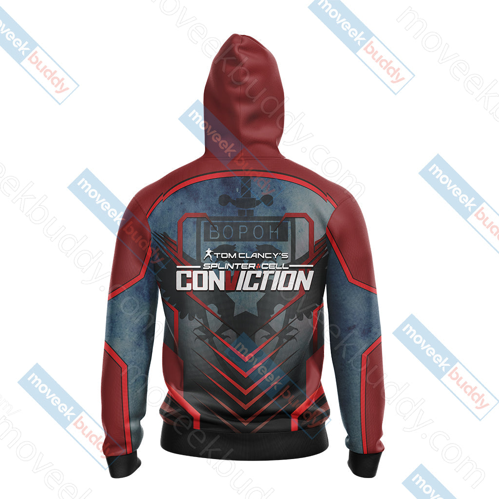 Tom Clancy's Splinter Cell: Conviction BopoH Logo Unisex 3D T-shirt