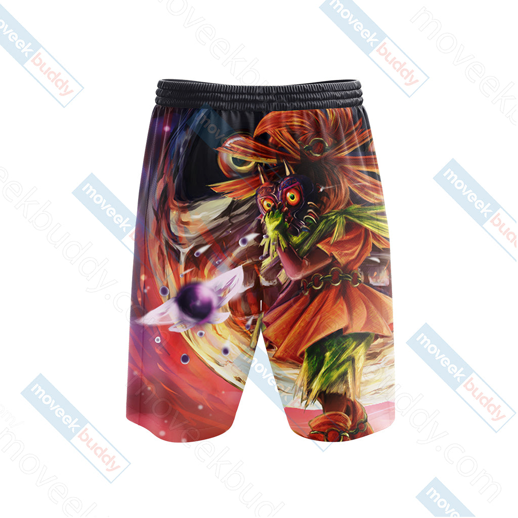 The Legend Of Zelda Skull Kid 3D Beach Shorts