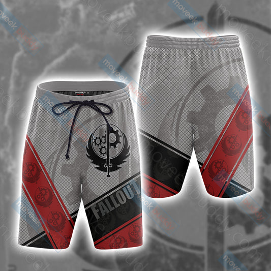 Fallout - Brotherhood of Steel Unisex Beach Shorts S