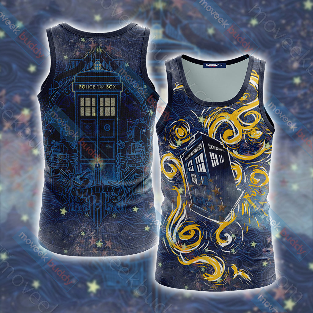 Doctor Who - Tardis Unisex 3D T-shirt Tank Top S