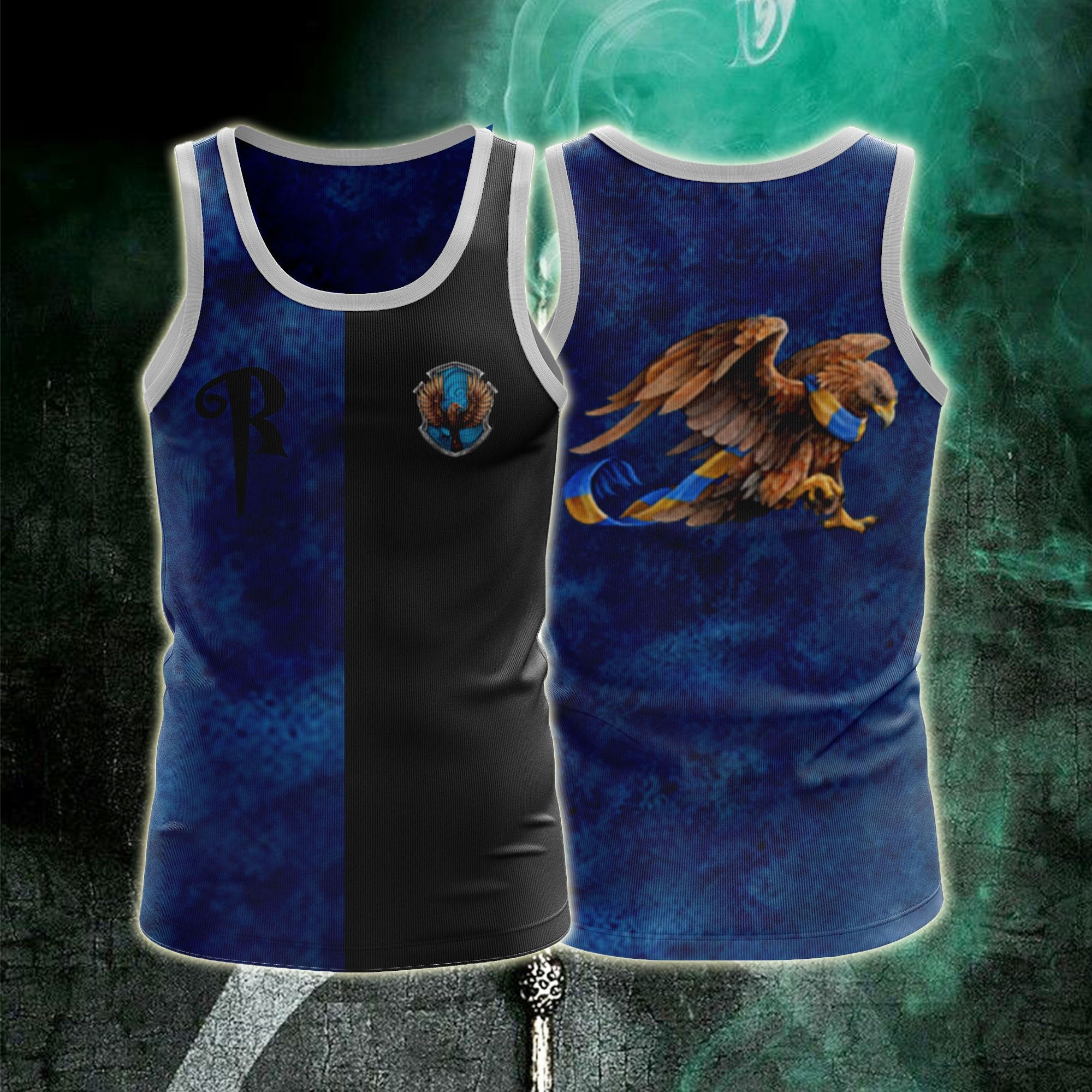 The Ravenclaw Eagle Hogwarts Harry Potter 3D Tank Top S  