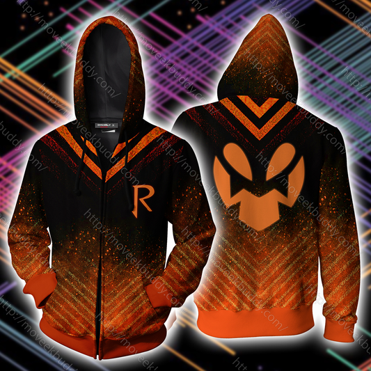 RWBY Roman Torchwick Symbol Zip Up Hoodie S