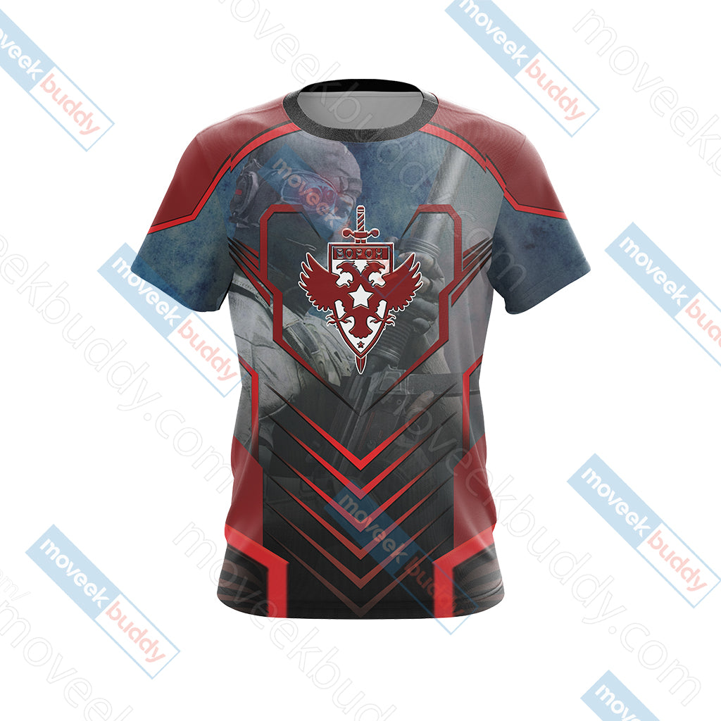 Tom Clancy's Splinter Cell: Conviction BopoH Logo Unisex 3D T-shirt