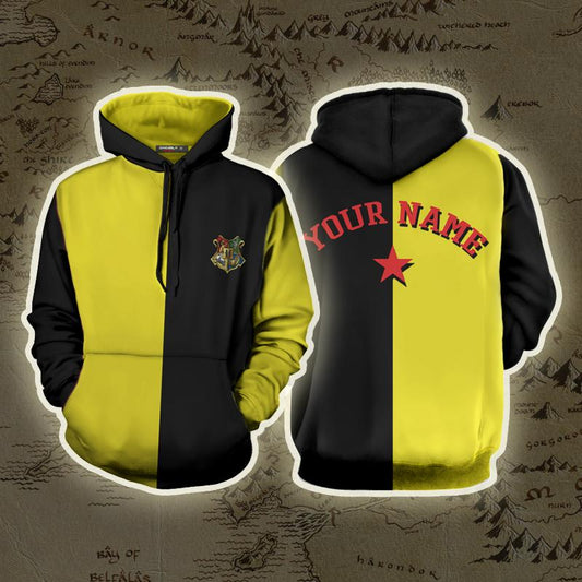 Triwizard Tournament Harry Potter Diggory (Customized Name) 3D Hoodie S