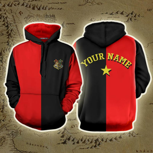 Triwizard Tournament Harry Potter (Customized Name) 3D Hoodie S