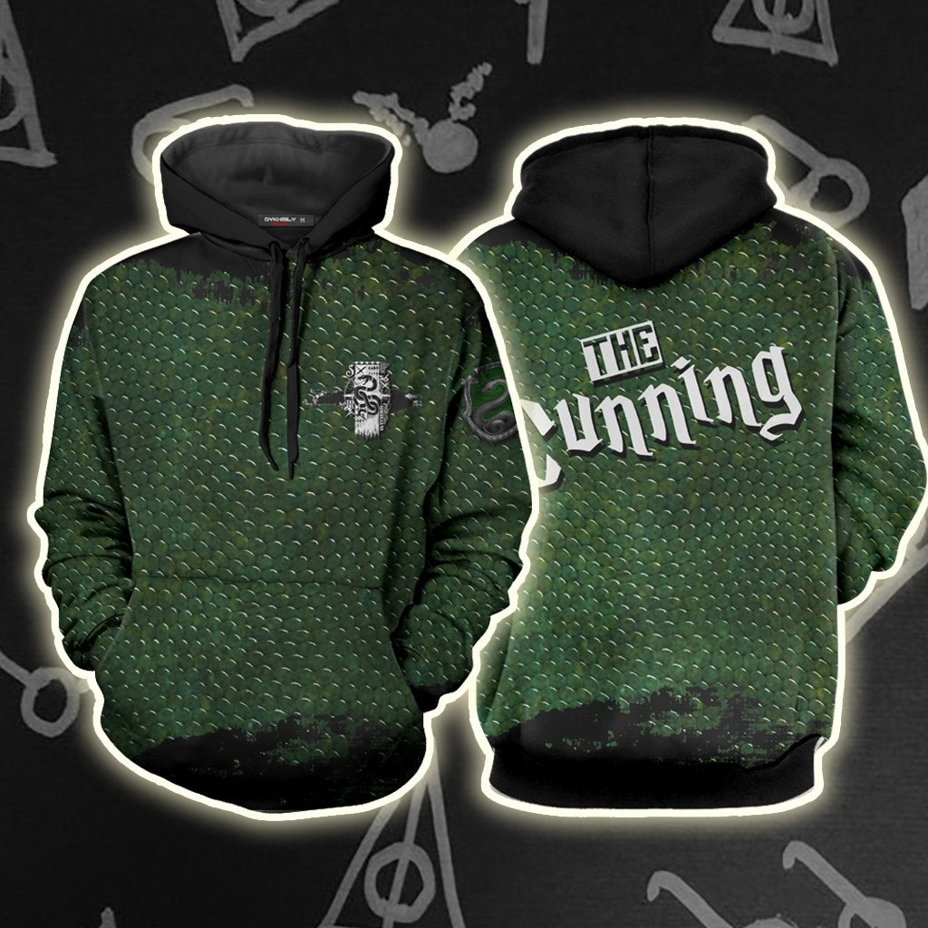 The Cunning Slytherin Harry Potter Unisex 3D T-shirt Hoodie S