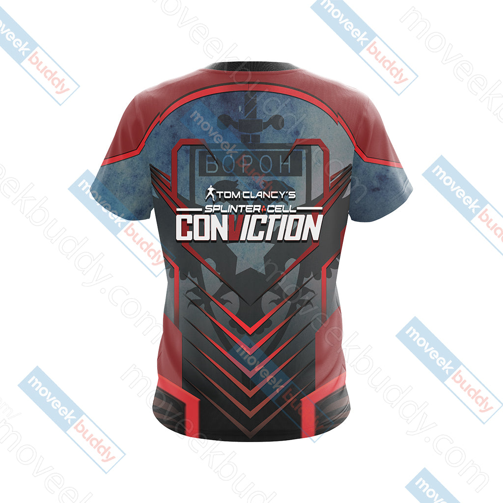 Tom Clancy's Splinter Cell: Conviction BopoH Logo Unisex 3D T-shirt
