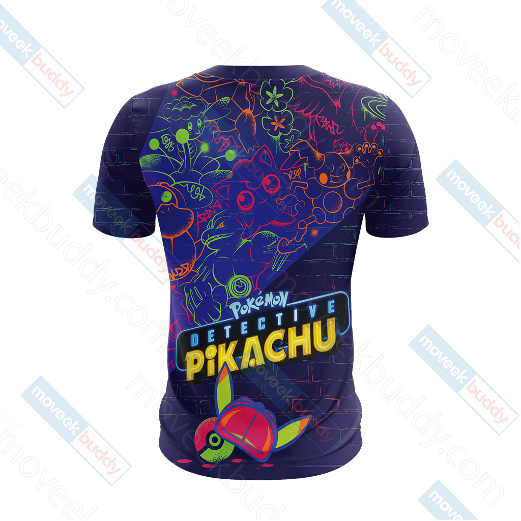 Detective Pikachu Unisex 3D T-shirt