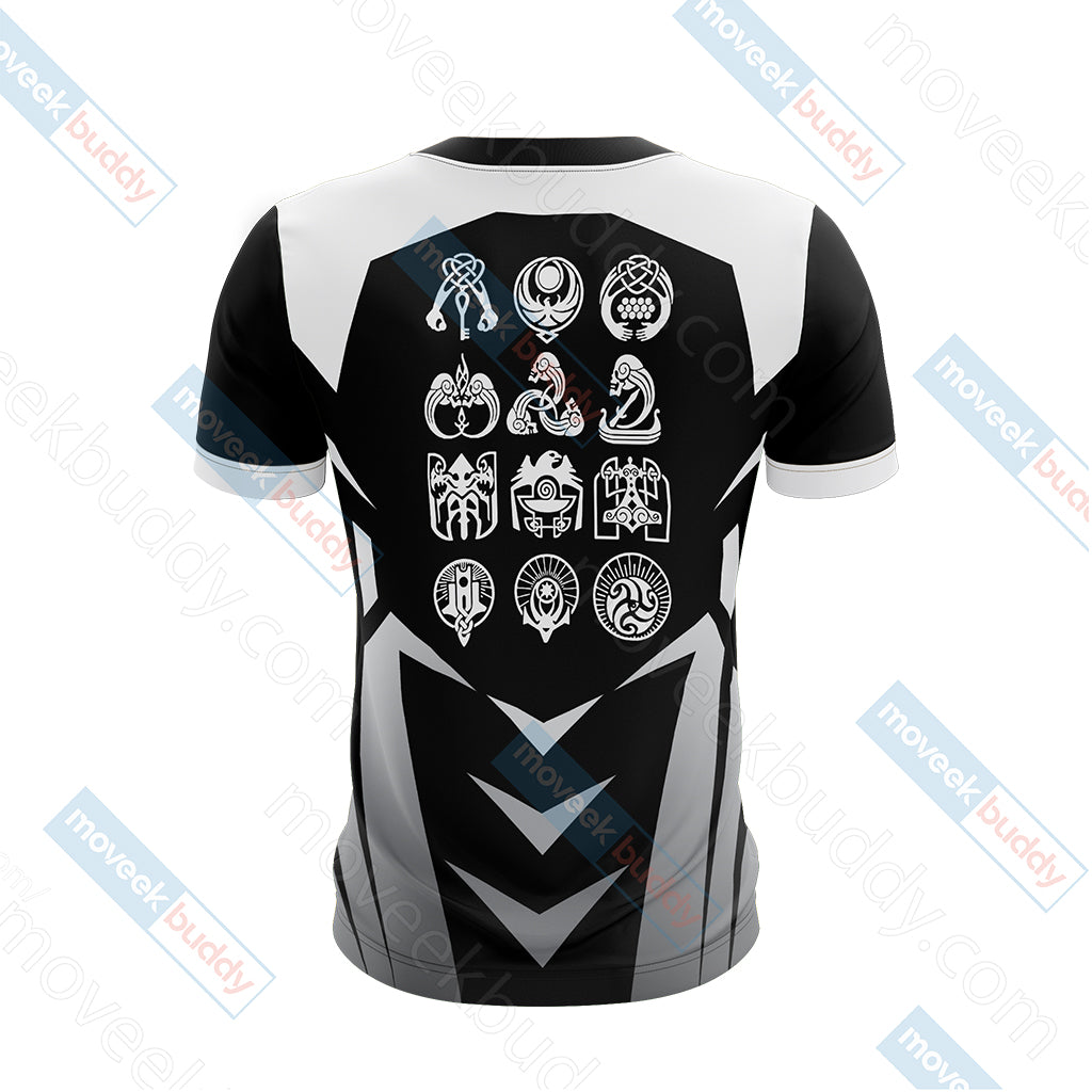 The Elder Scrolls V: Skyrim New Unisex 3D T-shirt