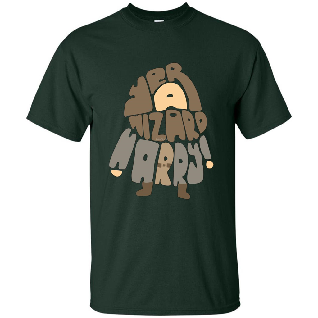 Movies T-shirt Yer A Wizard Harry Forest Green S