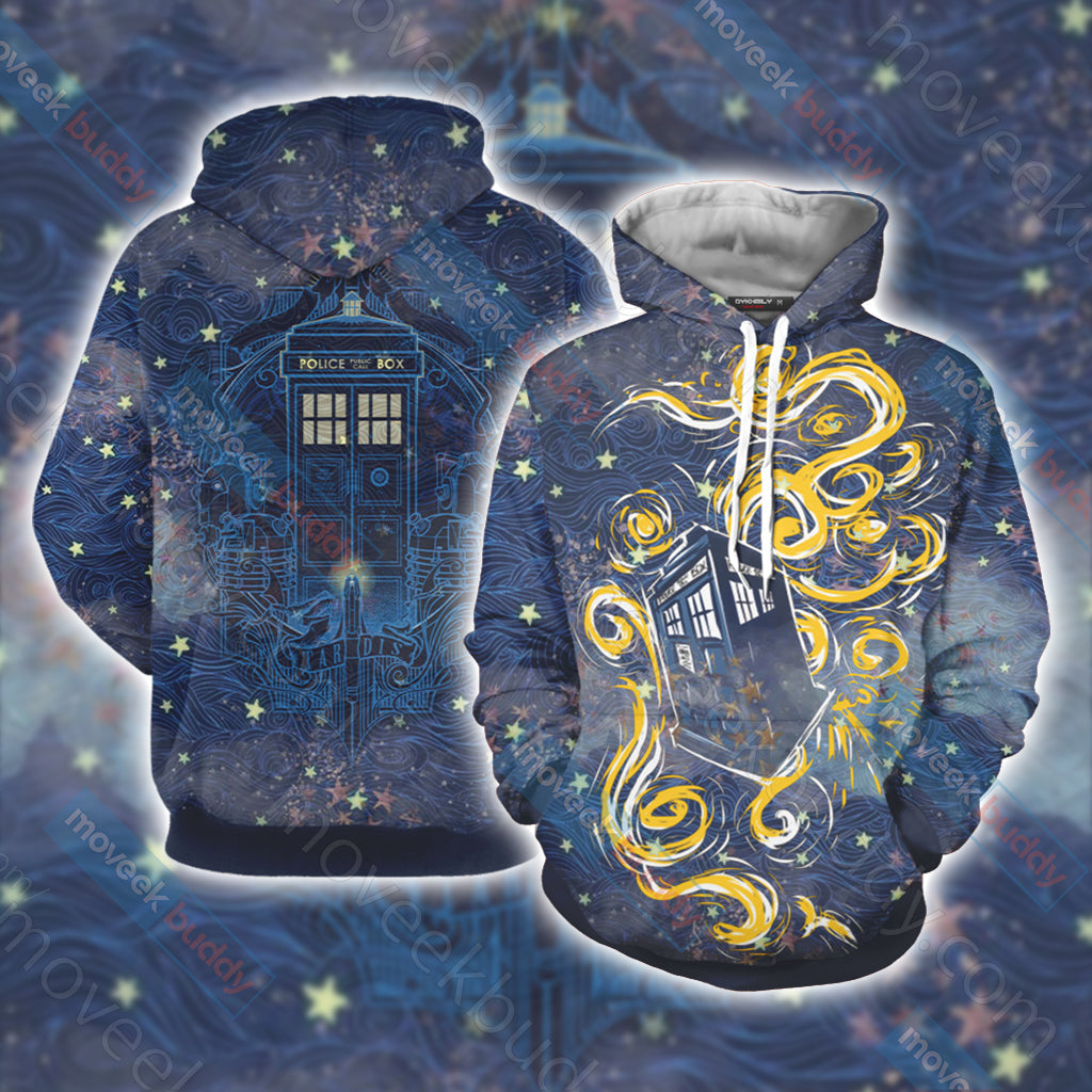 Doctor Who - Tardis Unisex 3D T-shirt Hoodie S