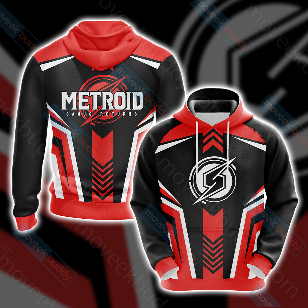Metroid Samus Unisex 3D T-shirt Hoodie S