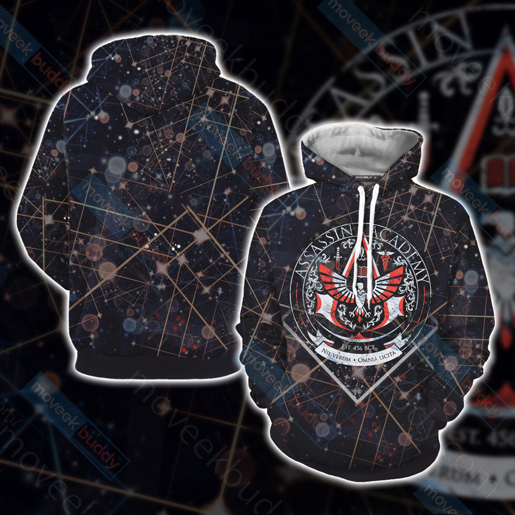 Assassin's Creed Academy Unisex 3D T-shirt Hoodie S