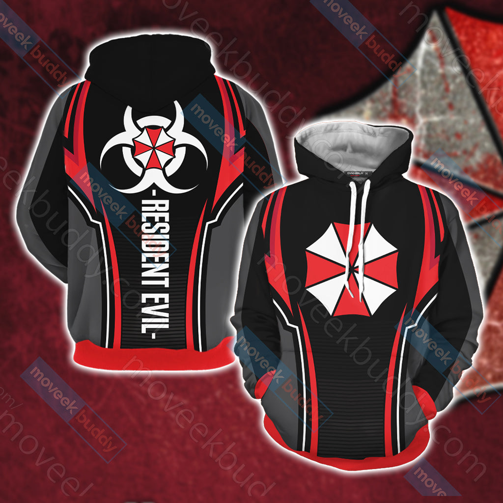Resident Evil - Biohazard Unisex 3D T-shirt Hoodie S