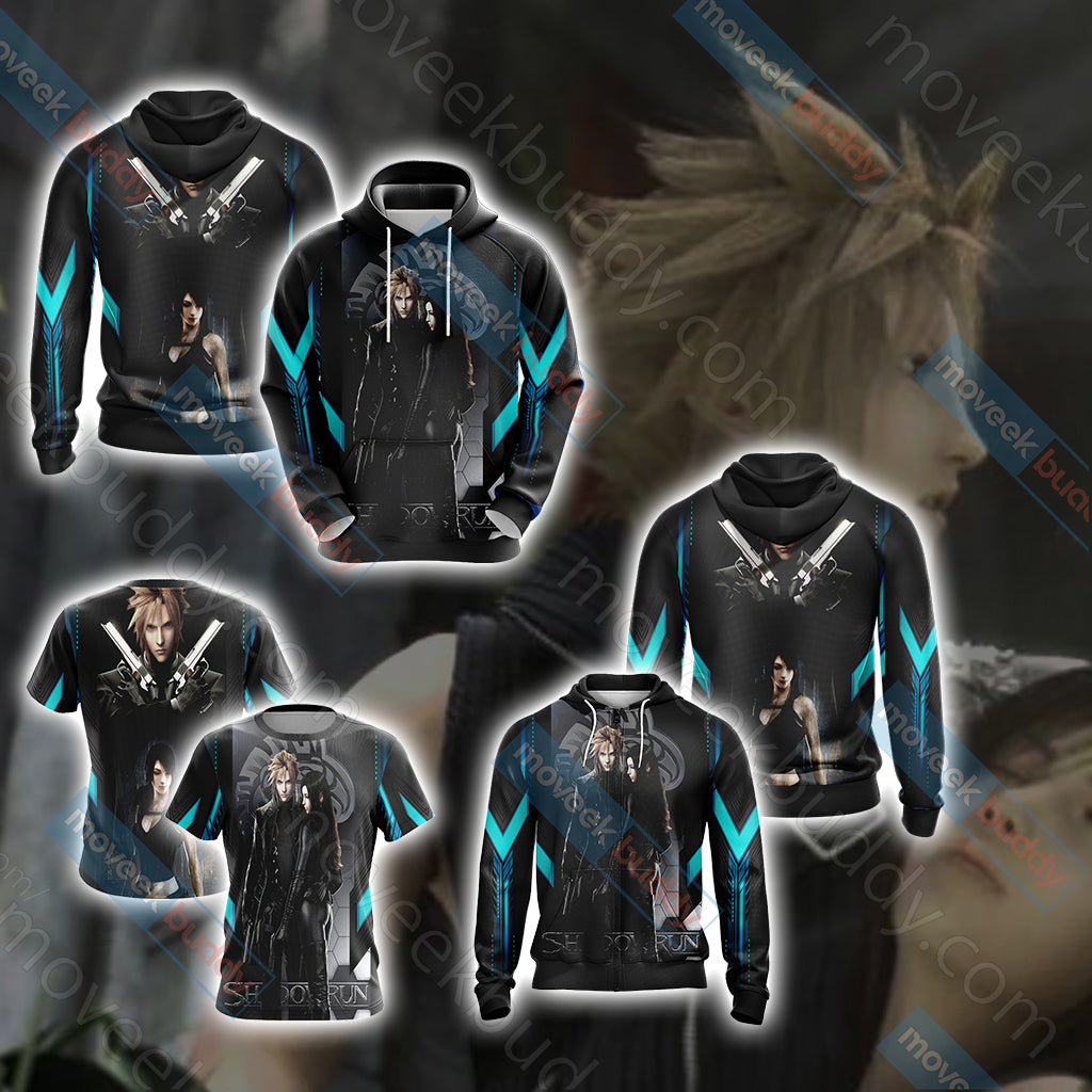 Final Fantasy - Cloud and Tifa Unisex 3D T-shirt