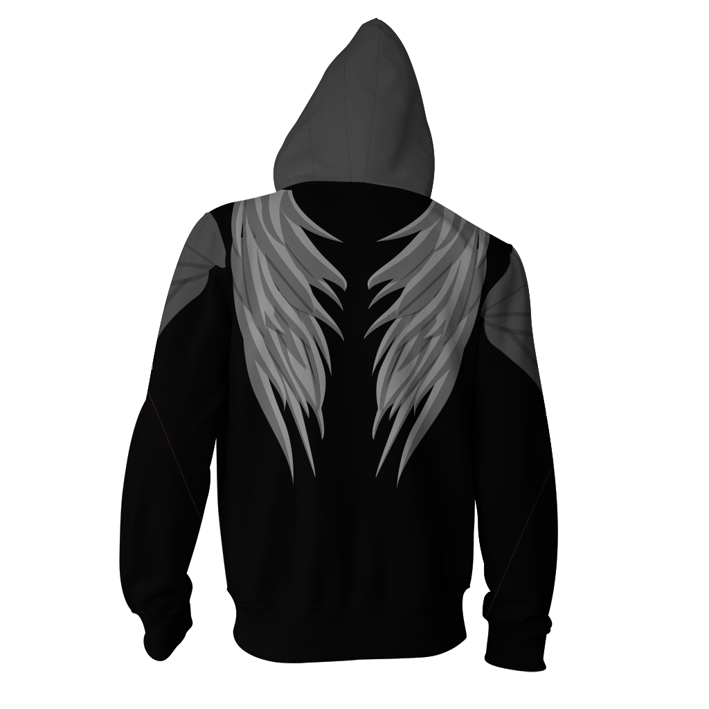 The Hunger Games: Mockingjay Katniss Everdeen (Black) Cosplay Zip Up Hoodie Jacket