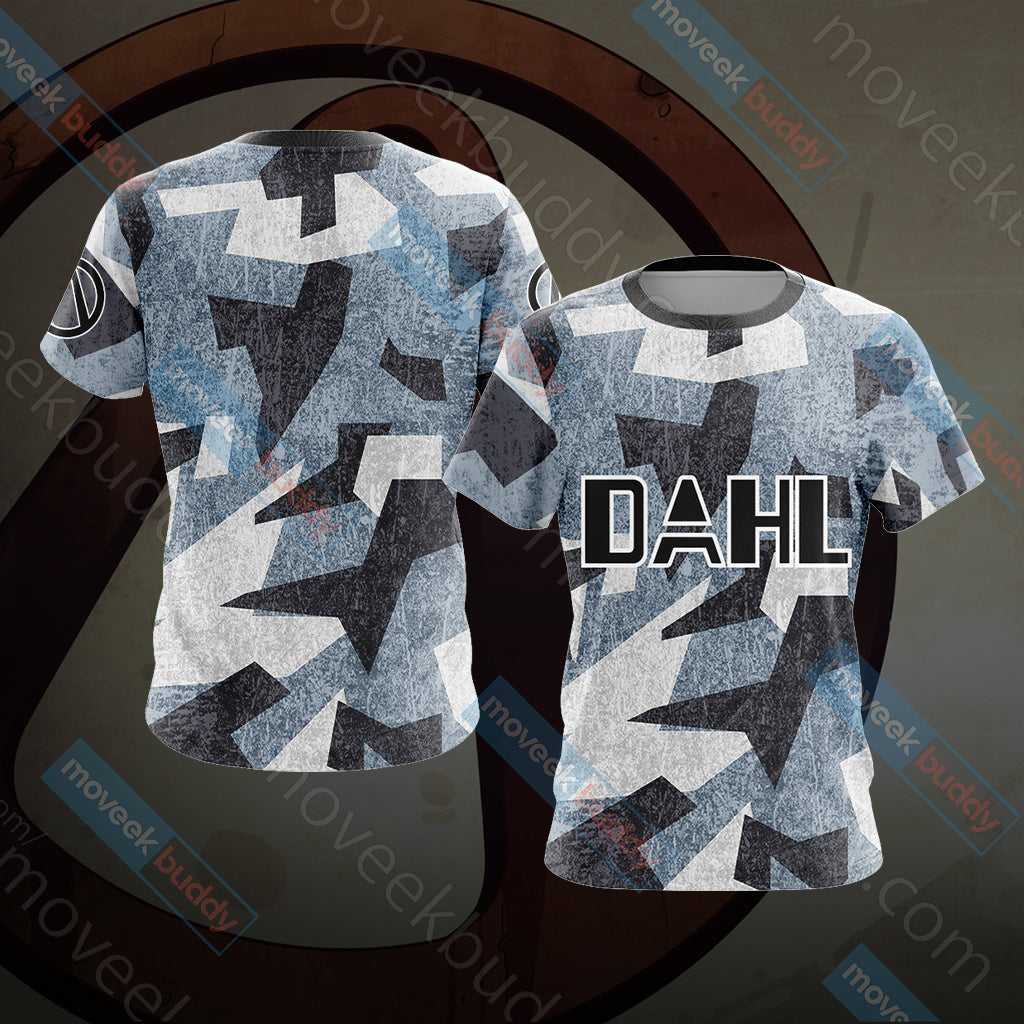 Borderlands - DAHL Camo Style Version 1 Unisex 3D T-shirt S