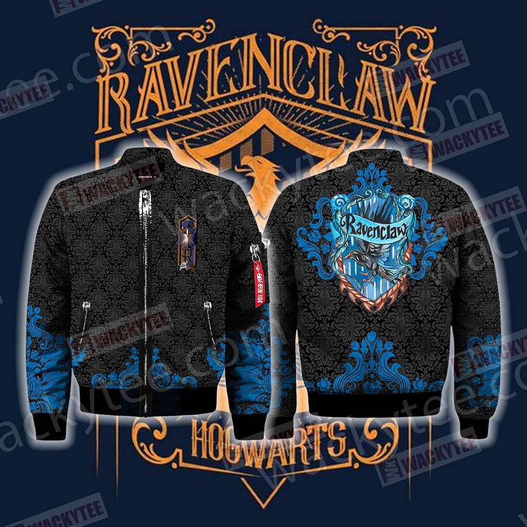 Wise Like A Ravenclaw Harry Potter Wacky Style Bomber Jacket S