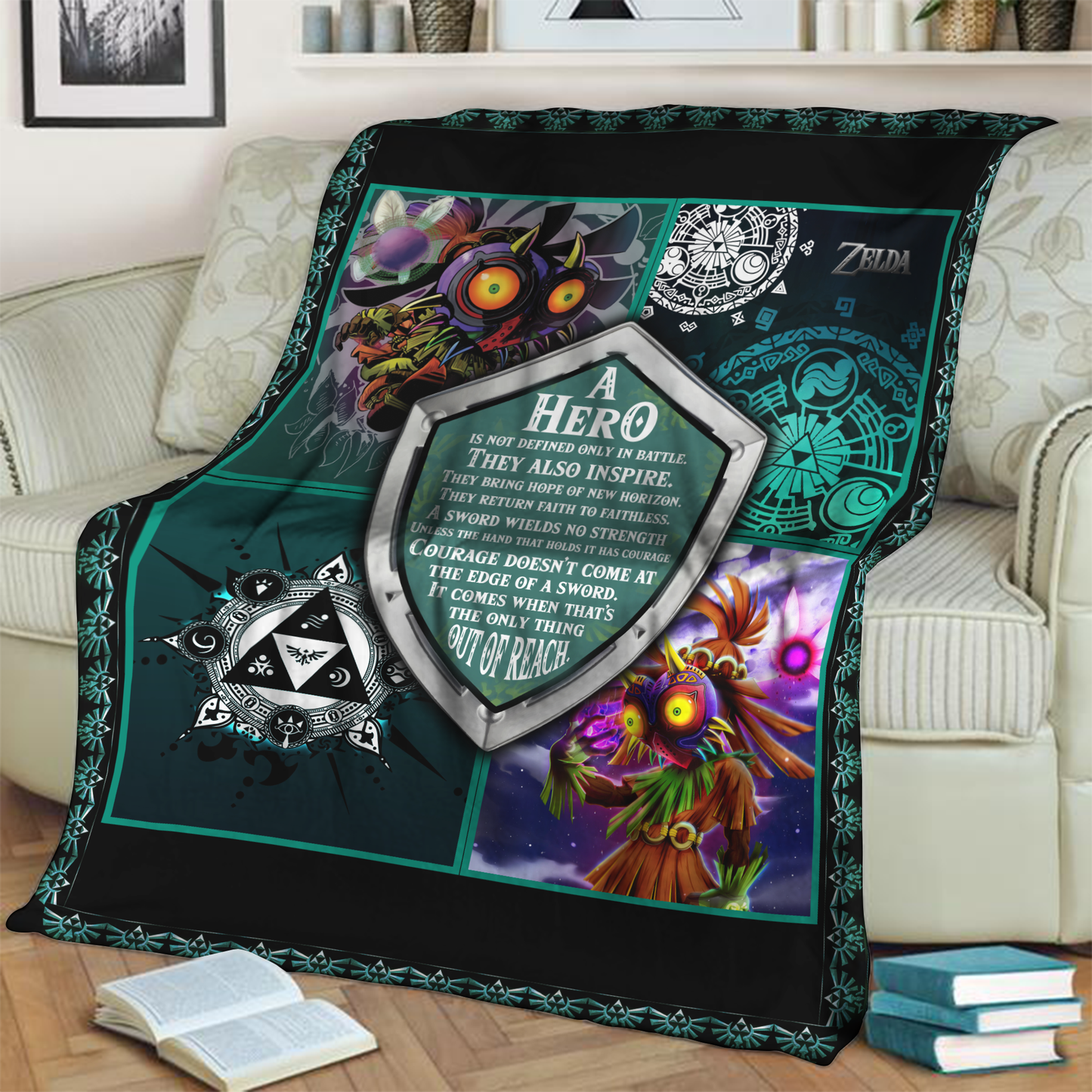 Zelda Hero 3D Throw Blanket 130cm x 150cm