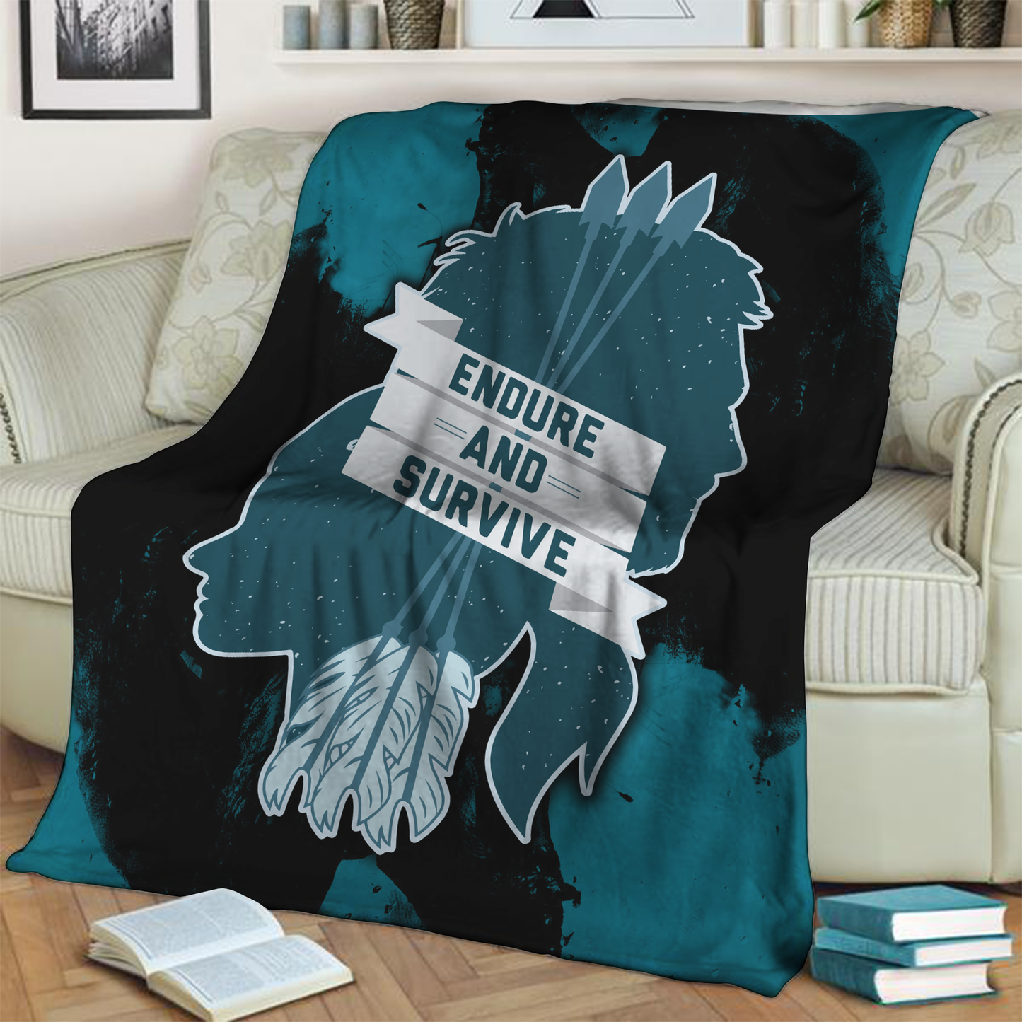 The Last Of Us- Endure and Survive 3D Throw Blanket 130cm x 150cm