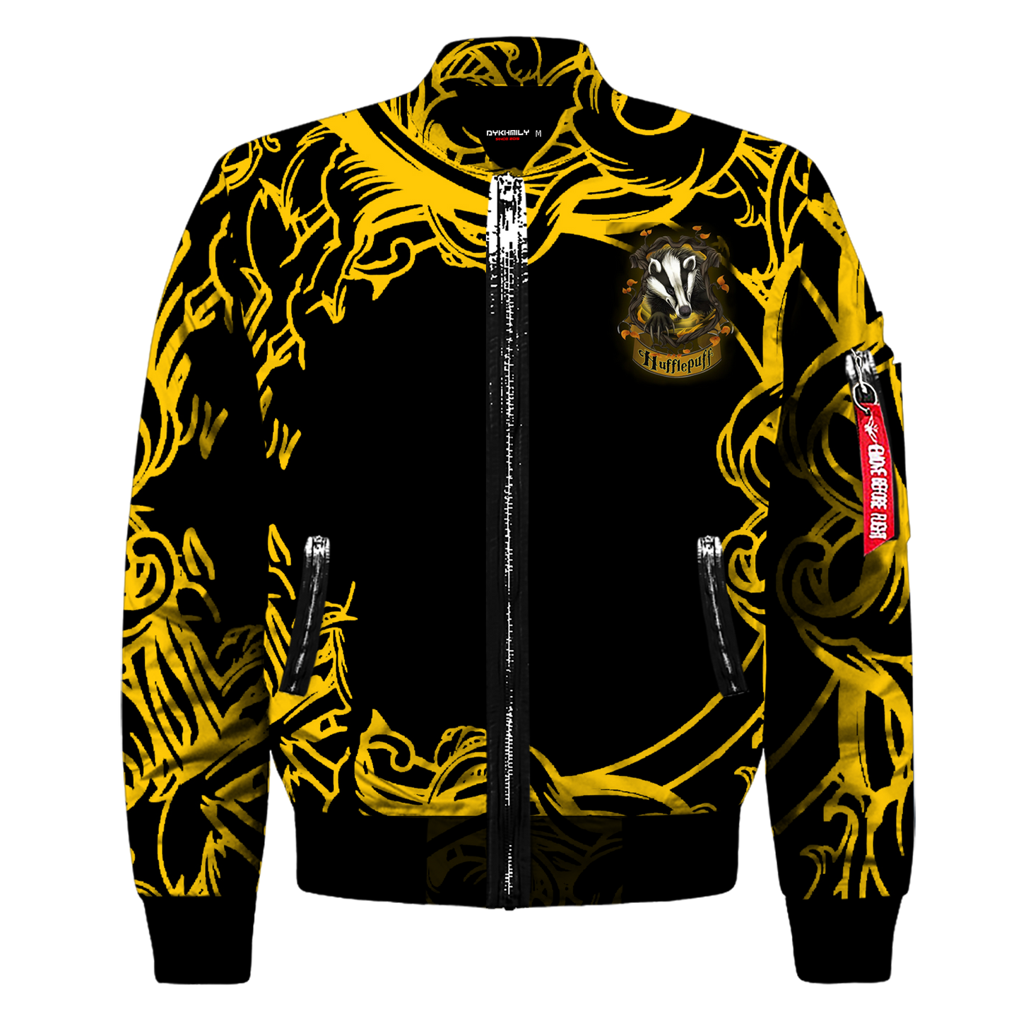 Loyal Like A Hufflepuff Harry Potter Bomber Jacket
