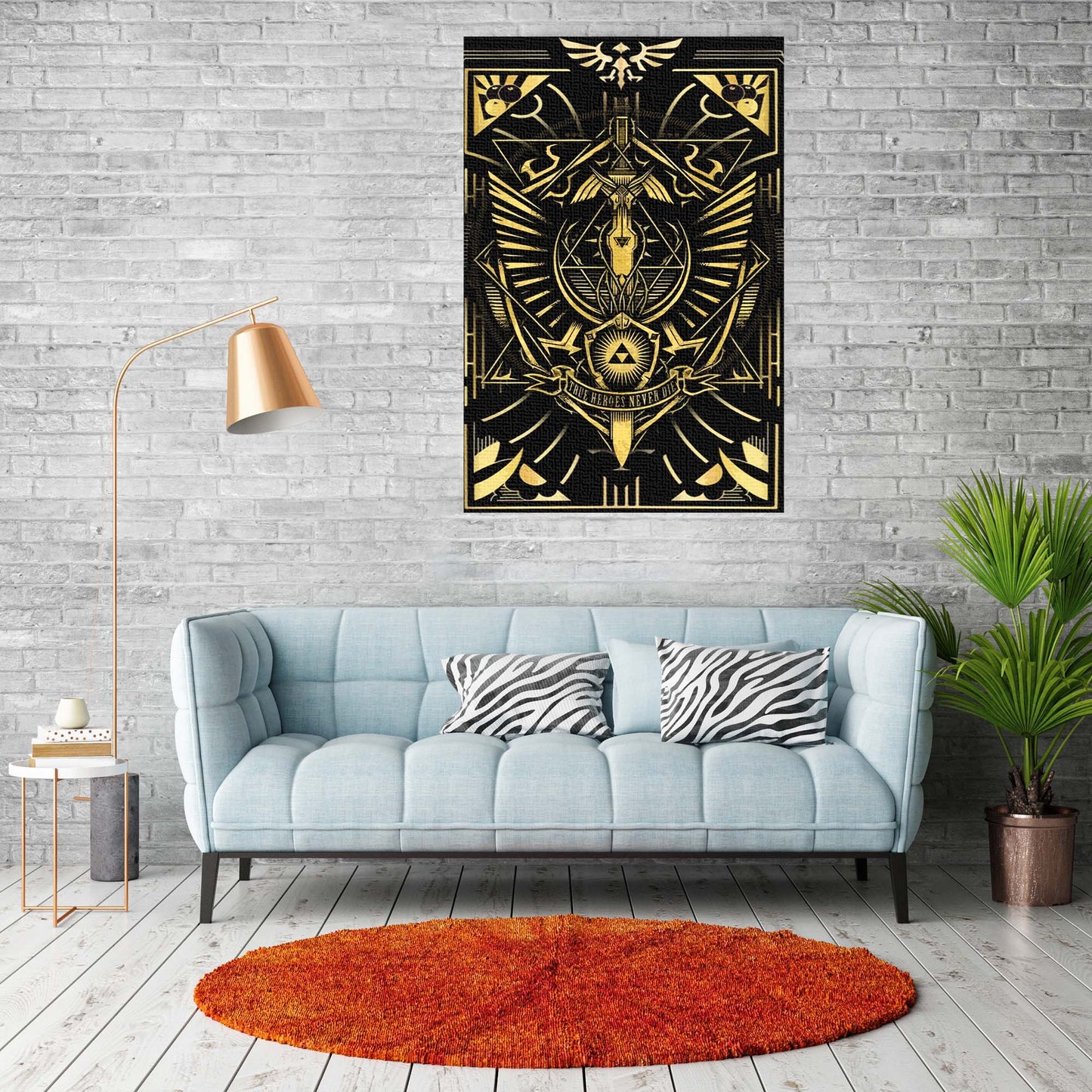 The Legend Of Zelda Art Sword Canvas Wall Art